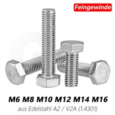 Viti esagonali DIN 933 M6 -
