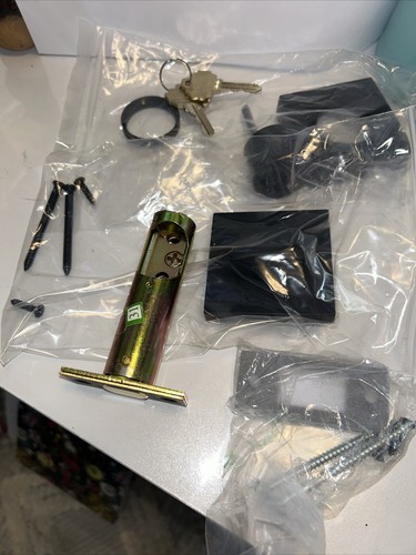 Emtek 8469 Square Oil Rubbed Bronze Entry Single Cylinder Deadbolt Door Lock