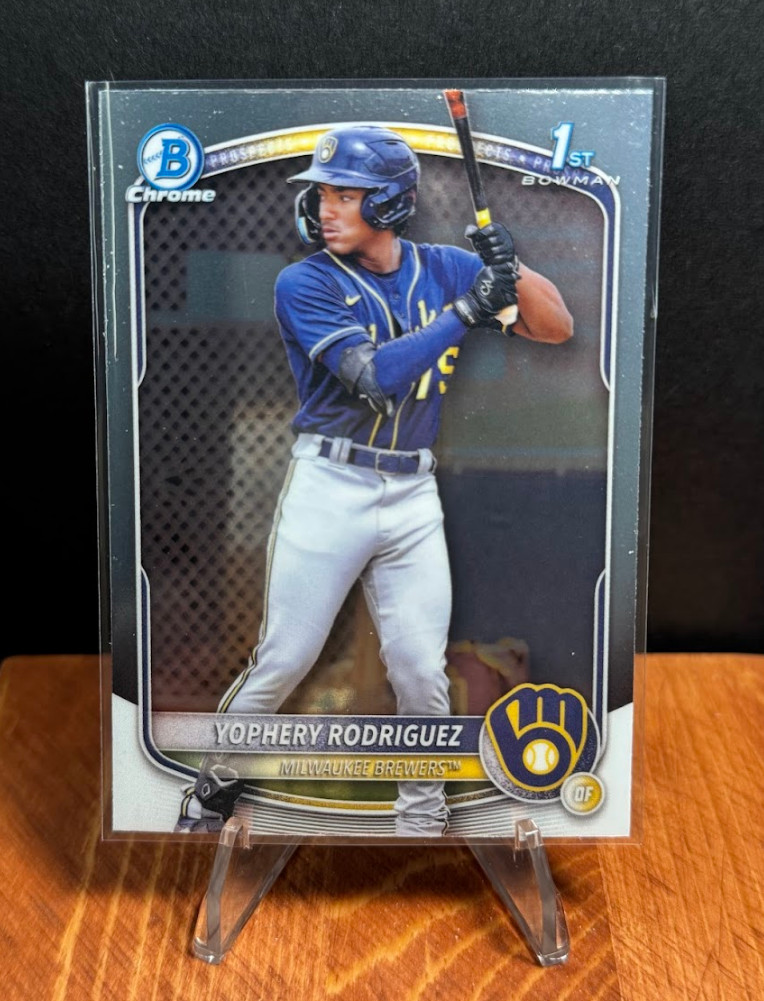 2025 Bowman 1st Chrome Rookie Insert - Yophery Rodriguez #BCP-36
