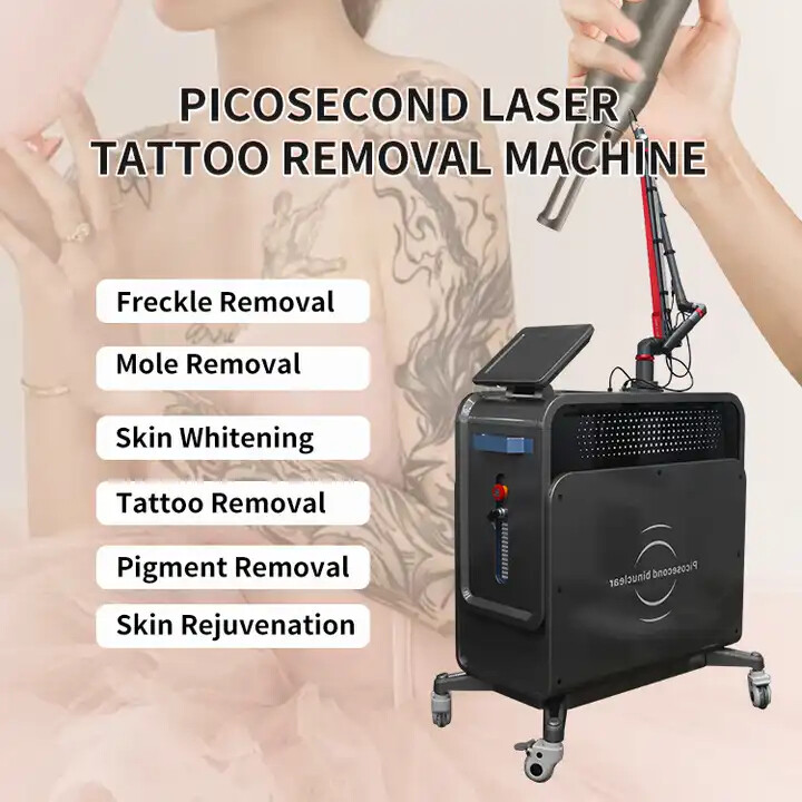 Picosecond Laser Tattoo Removal ND YAG Q Switch Laser Eyebrow Removal Machine