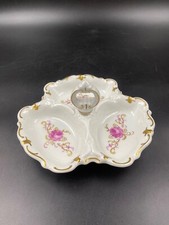 Antipastiera Salsiera  3 scomparti porcellana Reichenbach DDR GDR anni 70-80