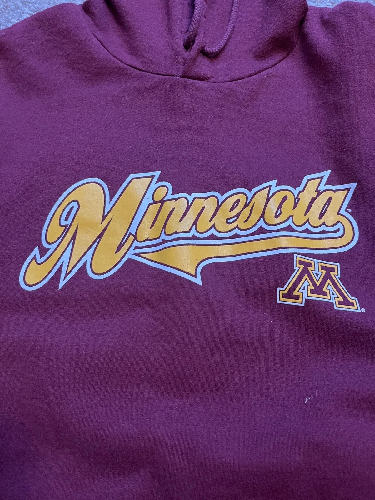 VETEMENTS Felpa con cappuccio Pro Edge Knights Apparel uomo grande Minnesota Gol Gophers