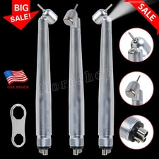 Dental 45 Degree Surgical High Speed Handpiece LED E-generator Push Button 4Hole