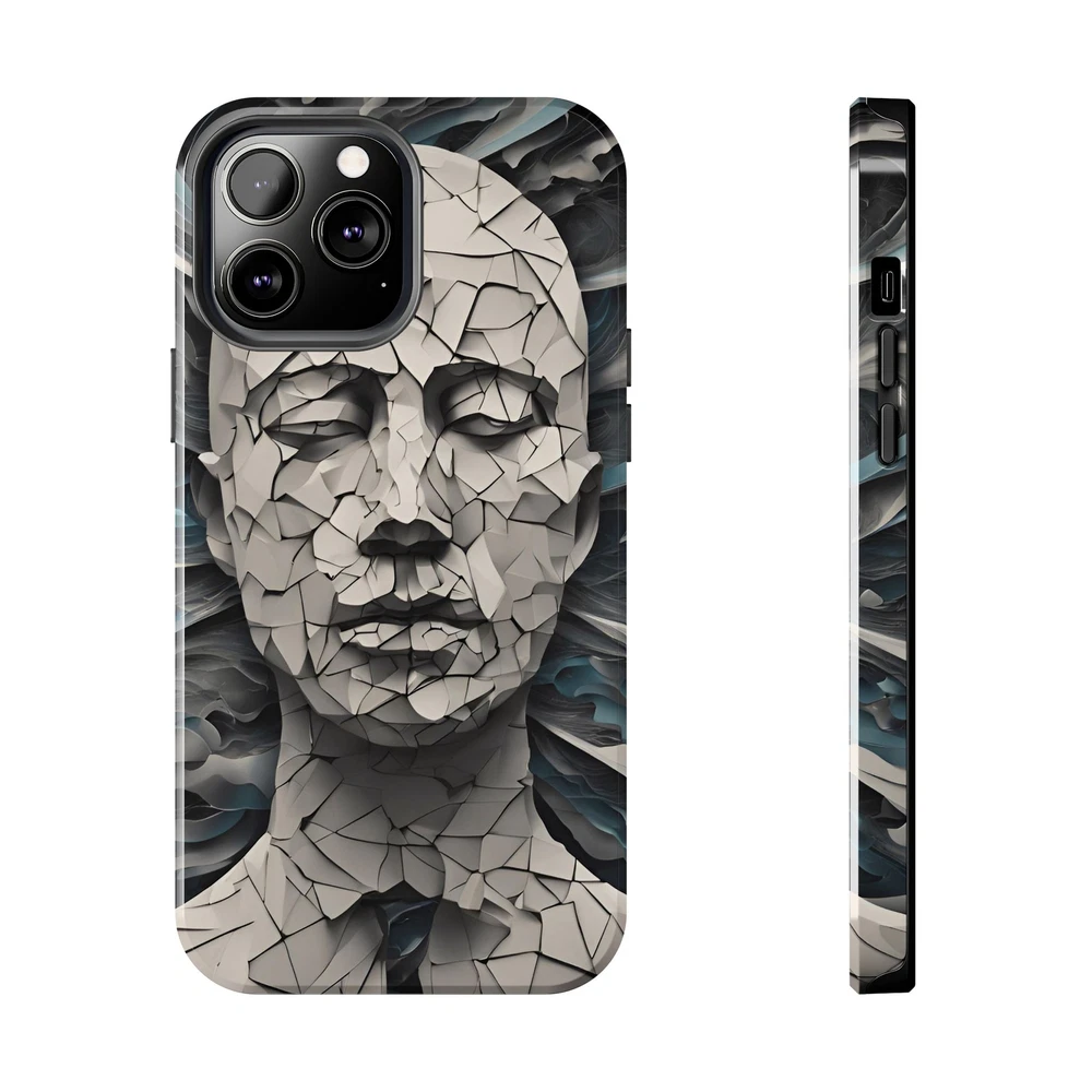 Abstract Art Surreal Man Phone Case Durable for iPhone Samsung