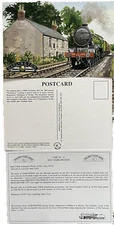 Darlington Football Train Unused Postcard With Information Card