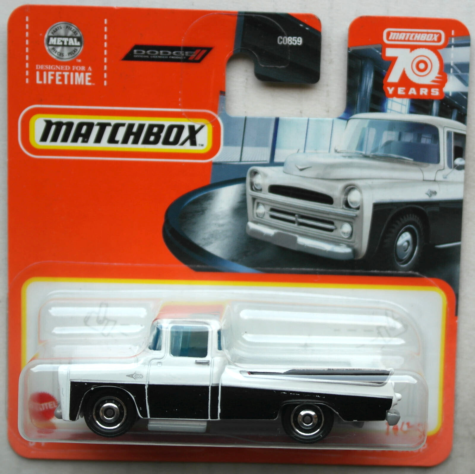 Matchbox 1957 Dodge Sweptside Pickup Truck weißschwarz NeuOVP MBX Oldtimer 57