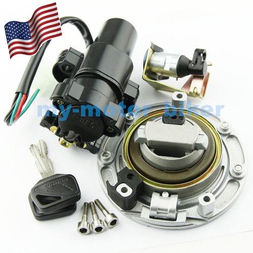 Ignition Switch Key Gas cap Seat Lock for Honda CB600F Hornet 600 PC36 2003-2006 - Picture 5 of 5