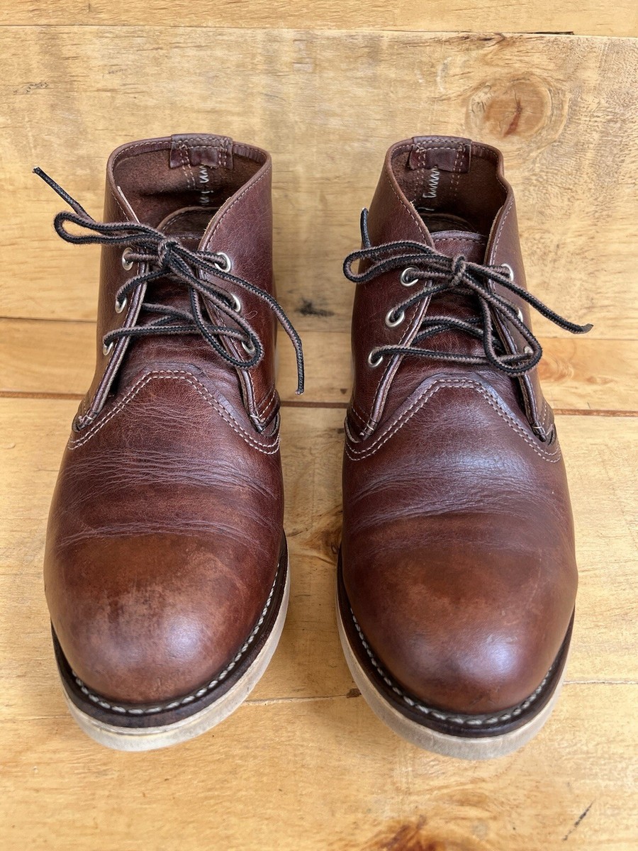 Red Wing 3141 Chukka Briar Oil Slick Brown Leather Boots