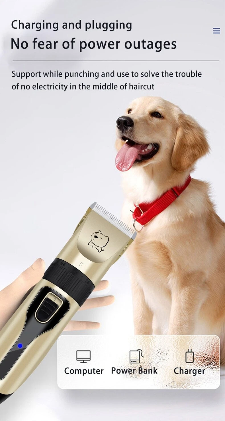 Electric Pet Trimmer, Cat and Dog Razor, Charging