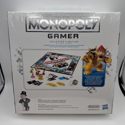 【激レア】スーパーマリオ　モノポリー　コレクター版 Monopoly Gamer Mario Collector's Edition Board Game Hasbro 2017