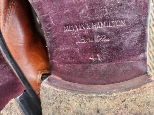(C020 807) Melvin & Hamilton Men Bottines Zip 41 - Foto 7 di 9