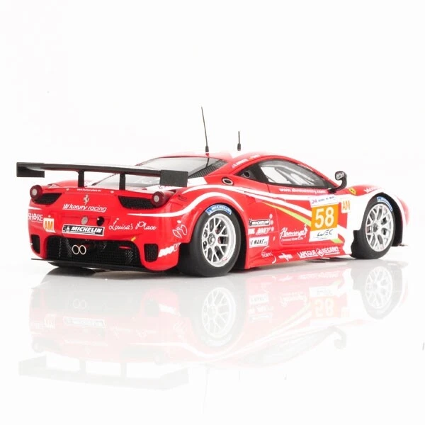 Minichamps 1:43 FERRARI 458 ITALIA GTE AM LUXURY RACING 24H LE MANS 2012 FUJIMI - Image 2 of 3