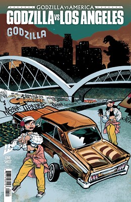 Godzilla Vs. America Los Angeles J. Gonzo Variant Cover B IDW NEW NM- OR BETTER