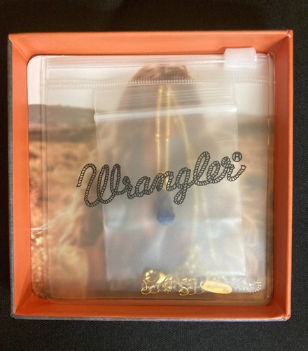 Wrangler Pendant Necklace Lapis Lazuli Gemstone on 14K Gold-Plated Copper Chain - Picture 9 of 13
