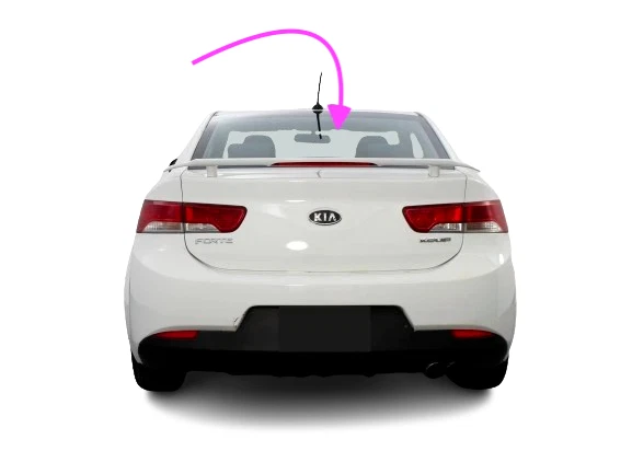 Se adapta a: Kia Forte Koup 2010-2013 cupé de 2 puertas ventana trasera de vidrio/calefacción solar Foto 2 de 4