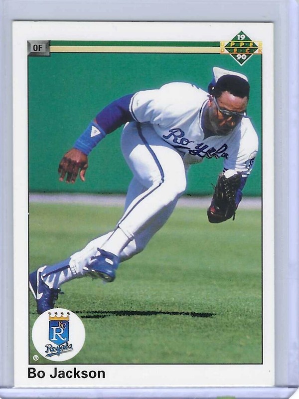 BO JACKSON  1990  UPPER DECK  #105  ROYALS / FREE SHIP