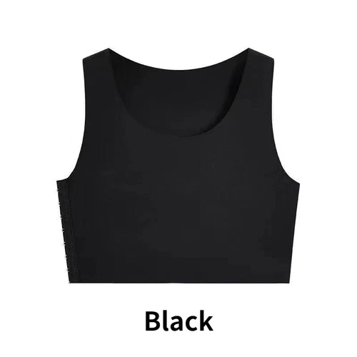 Lady Lesbian Chest Breast Binder Seamless Buckle FTM Sports Vest Camisole Top - Picture 22 of 23