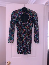 Rainbow Sequin Dress Size Small