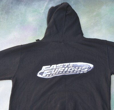 Sweat à Capuche Fast And Furious Speed Logo Unisexe - Neuf Sans étiquettes, Impression Digitale, Coton/polyester