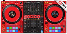 Pioneer DDJ-1000 Skin - Red/Black