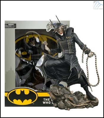 DC GALLERY BATMAN WHO LAUGHS STATUE DST COMICS DARK KNIGHT JOKER