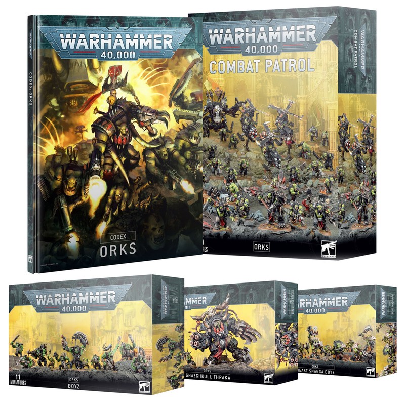 Warhammer 40,000 Orks Miniatures & Accessories | New 40k Kits & Accessories