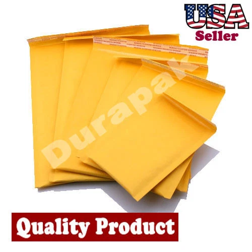 100~ 8.5X13.5" #3 Kraft Bubble Mailer Shipping Mailing Padded Bags Envelopes - Image 2 of 4