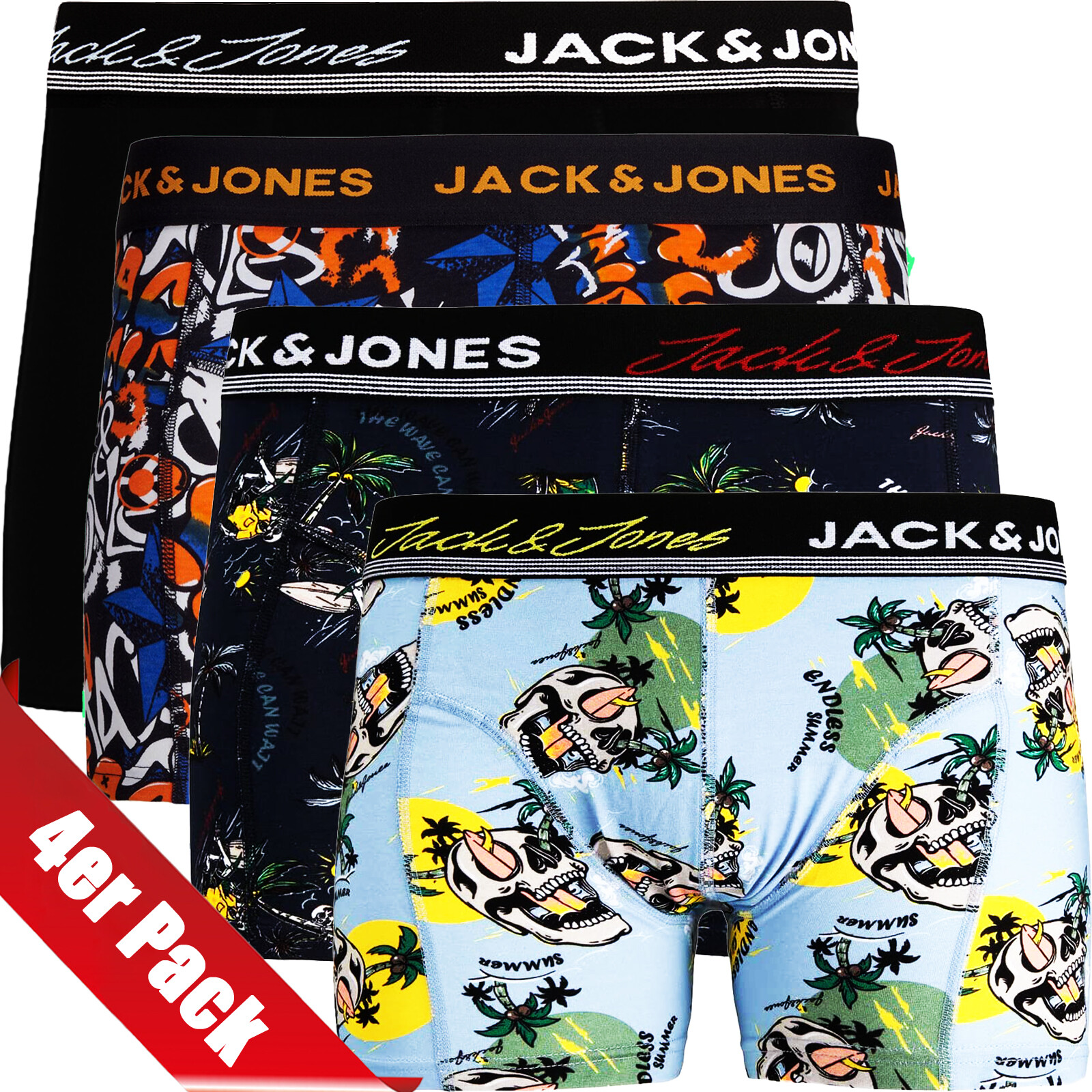 Liloak Herren-Strandshorts – 2er-, 3er- Oder 4er-Pack Mit Lässigem Look, 22,9 Cm Schrittlänge, Elastisch & Mit Kordelzug, Super Schnell Trocknend