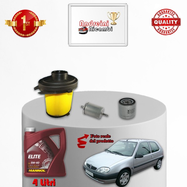 Kit Filter Und ÖLwechsel FüR CitroëN Saxo 1.0I 37Kw 50Cv 2003-image