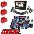 HIGH VOLTAGE IGNITION SERVICE KIT FOR HOLDEN COMMODORE VT VX VY L67 S/C 3.8L V6