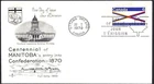 🍁Canada   #505   "MANITOBA CENTENNIAL"    Fine Used 1970  Rosecraft Cover