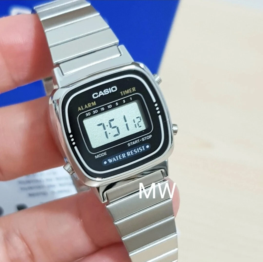 Reloj Casio LA670WA-1VT Plateado