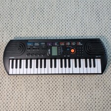 Casio SA-77 44-Key Mini Personal Keyboard Piano No Power Cord Tested/Working
