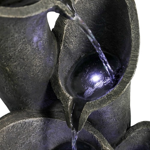 Artistic Water Fountain with Layered Flow – Indoor Accent for Entry or Office - Picture 12 of 13