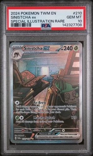 Sinistcha ex 210/167 - Sv06: Twilight Masquerade Holo (PSA 10)