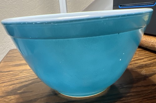Vintage Pyrex Primärfarben/blau 1 1/2 Pint 401 Rührschüssel hell - Bild 13 von 14