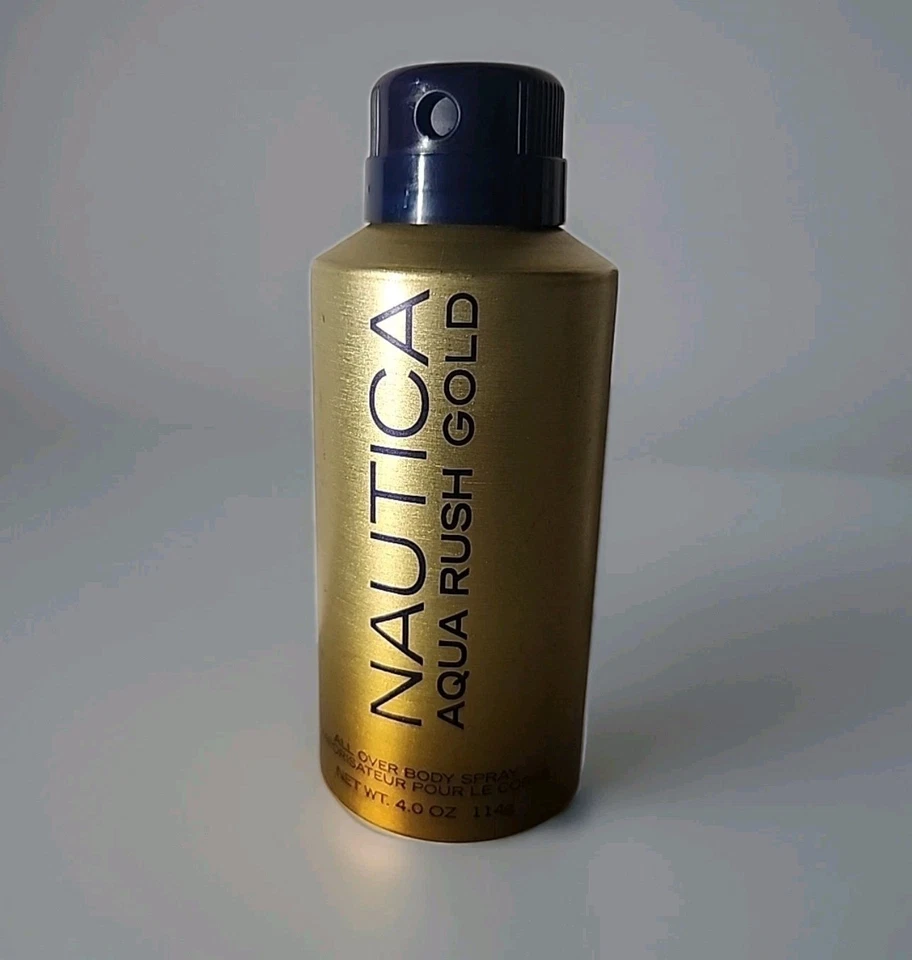 Spray corporal Nautica Aqua Rush Gold 4 oz ¡RARO! ¡DESCONTINUADO! ¡NUEVO Y FRESCO! Foto 3 de 4