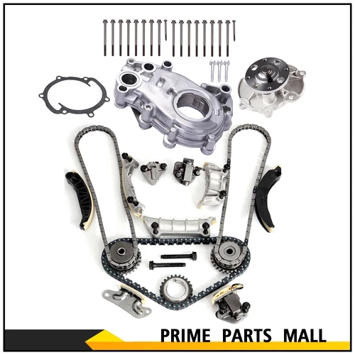 Timing Chain Kit Water Oil Pump Bolts Fits 04-07 Cadillac Saturn 2.8L 3.6L N36A