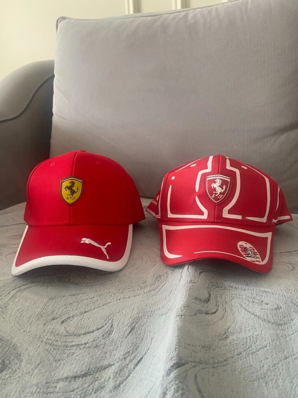 F1 Ferrari Team #55 and Scuderia Ferrari Red cap.Lot 2 Caps
Opens in a new window or tab