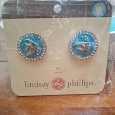 Lindsay Phillips KAT Interchangeable Snaps Fish Turquoise Collectors Edition