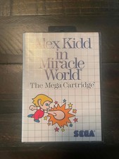 Alex Kidd in Miracle World (Sega Master System, 1986) Complete! RARE HTF NM
