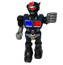 2005 TURBO FIGHTER 15" Robot Toy Lights Sounds Work Read Description