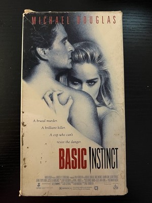 Basic Instinct, Vhs Videotape Michael Douglas