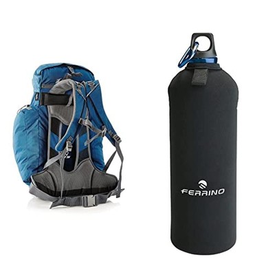 Cao Camping - Borraccia, Blu, 1 litro