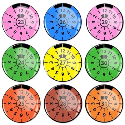 Set of 2 German Stadt Number Plate Silicone Resin Badge 3D Domed Seal Stickers