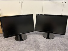 2x PHILIPS 246V5L MONITORS | 24" FHD SCREEN | TFT-LCD  WIDESCREEN | With Stands