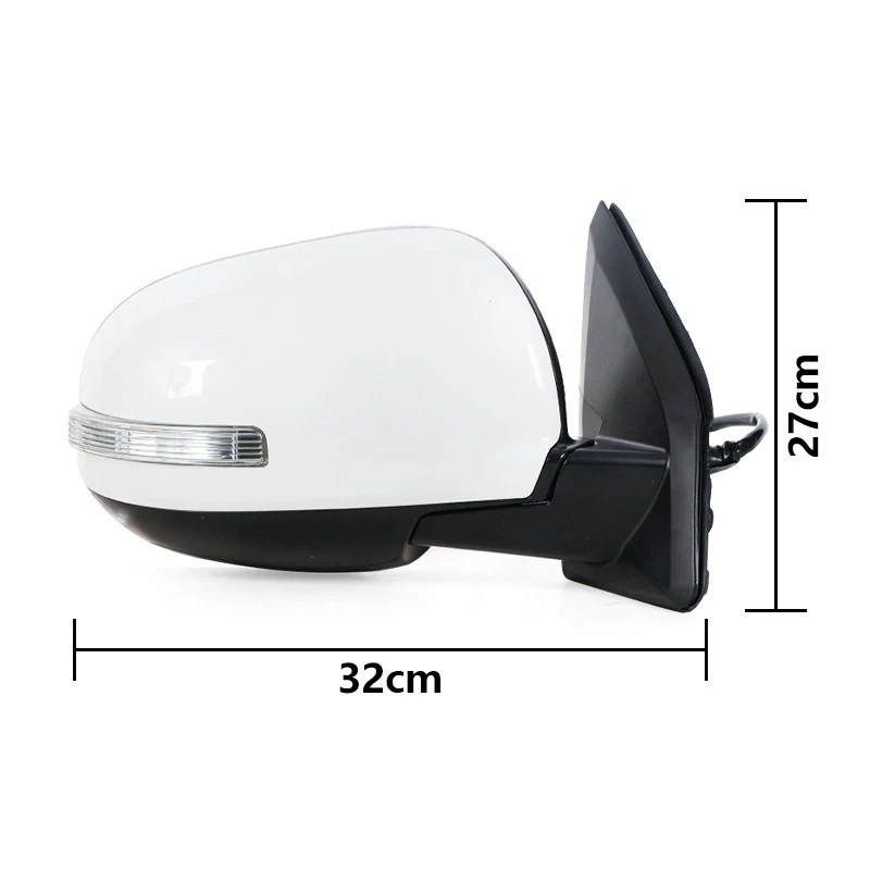 Conjunto de espejo retrovisor de coche 9 pines lado derecho para Mitsubishi ASX 2013-2019 Foto 3 de 4