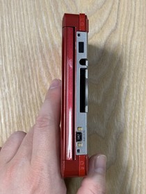 Nintendo 3DS Flame Red Console Tested Working Replacement Stick Japan