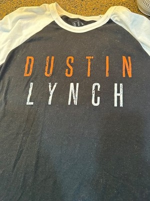 dustin lynch quarter sleeve concert tee xl