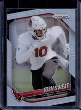 Josh Sweat #4 Silver Prizm Eagles 2025 Panini Prizm Football Card